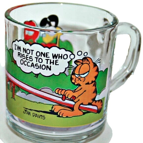 Garfield McDonald's Glasses Cups Jim Davis  Mugs Vintage - Picture 7 of 7